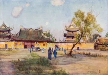 Loongwha-Tempel, in der Nähe von Shanghai